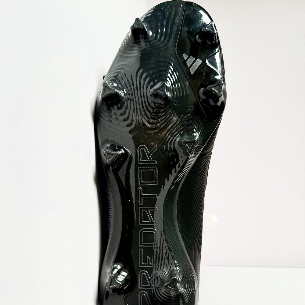 Adidas Predator 24 League FG Core Black Carbon Soccer Cleats IF6347 Size 9.5 Men - Picture 5 of 7